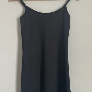 J Crew Black Active Dress XS, Spaghetti Straps, NWT, Sporty and Stylish